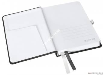 Notatnik w twardej oprawie Leitz Style A6 kratka, Satynowa czerń