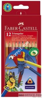 Kredki Trójkątne Kpl Karton 12 Szt FABER-CASTELL
