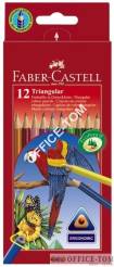 Kredki Trójkątne Kpl Karton 12 Szt FABER-CASTELL