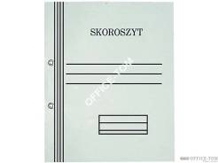 Skoroszyt oczkowy biały A4 pełny 300g/m2, opakowanie 50 szt.