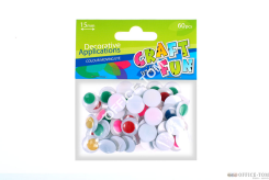 Ozdoba Dekoracyjna Kolor Oczy 15Mm CRAFT WITH FUN