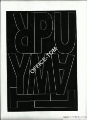 LITERY samoprzylepne 10cm (9szt)czerwoneARTDRUK