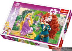 Puzzle Zadziorne księżniczki 100 elementów TREFL 16199