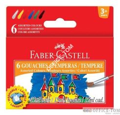 Farby Szkolne Gouache 15 Ml Kpl 6 Kolorów