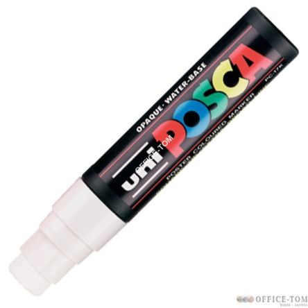 Marker z farbą plakatową Posca PC-17K, biały, Uni