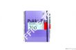 Executive Project Book Metalic A4  srebrny, rózowy, niebieski (3 szt mix kolorów) PUKKA - 3