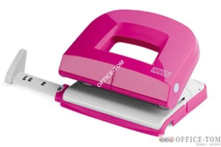 Dziurkacz E216, różowy NOVUS
