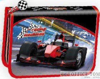 Piórnik dwuklapkowy bez wyp. RACING MACHINES ST.MAJEWSKI