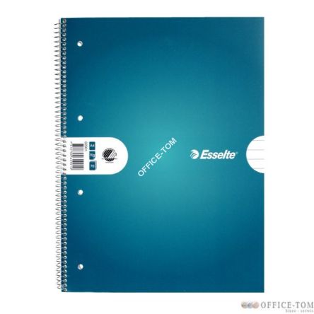 Kołonotatnik biurowy, A4, w linię, spirala z boku ESSELTE