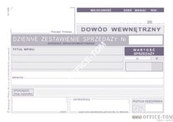 Dzienne zest.sprzedaży księgowo nieudokumentowanej, A-6 MICHALCZYK & PROKOP