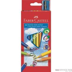 Kredki Junior Grip Trójkątne Kpl Karton 10 Szt FABER-CASTELL