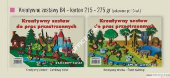 Zestaw kreatywny B4 świat zwierząt CORMORAN *7702