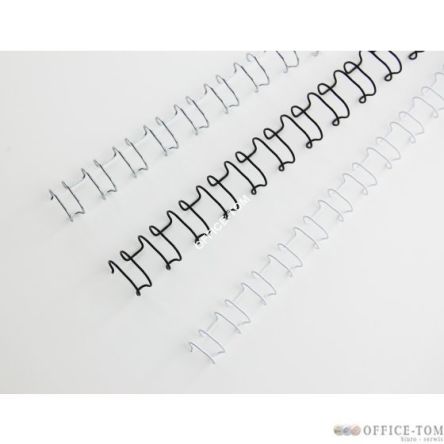 Grzbiety drutowe GBC A4 21L 6 mm czarne (100)