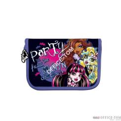 Piórnik dwuklapkowy bez wyp. MONSTER HIGH  ST.MAJEWSKI