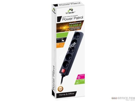 Listwa TRACER PawerPatrol czarna 3m 5 gniazd TRL-100B