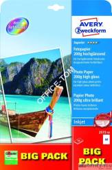 Papier Fotograficzny wysokobłyszczący, powlekany 200g Avery Zweckform A4 50 arkuszy
