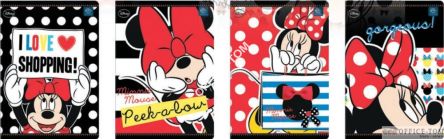 Zeszyt A5 16  kratka  UV Myszka Minnie INTERDRUK