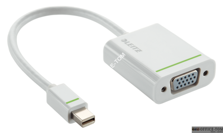 Adapter Mini DisplayPort - VGA Leitz Complete, biały Leitz 63090001
