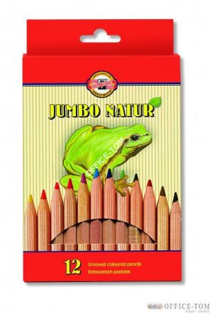 Kredki JUMBO 2172N12 natural KOH-I-NOOR