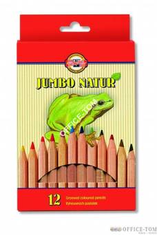 Kredki JUMBO 2172N12 natural KOH-I-NOOR