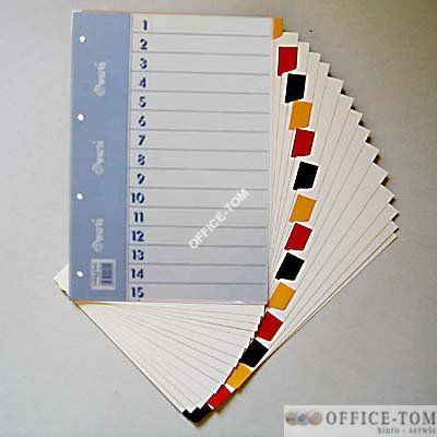 Przekładka WARTA ~A4, karton biały, 15 cz.