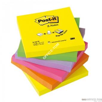 Bloczki samoprzylepne 3M POST-IT® R330-NR 76x76 Mix 100k