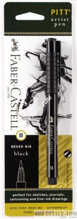 Pitt Artist Pen Czarny Brush (Pędzelek) FABER-CASTELL