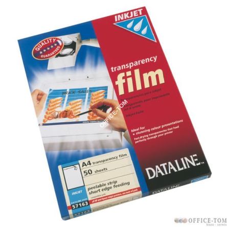 Folie do druk. atram. HP/Lexmark, taśma po krótszej krawędzi,100 mic. A4 ESSELTE DATALINE