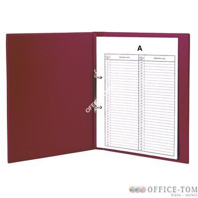 Teczka do akt osobowych 2 ringi Bordo TD-12-06