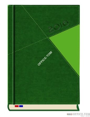 Terminarz A5 SENATOR zielony/jasno zielony 1 dzień/1-nej stronie T-240K-03 Michalczyk i Prokop