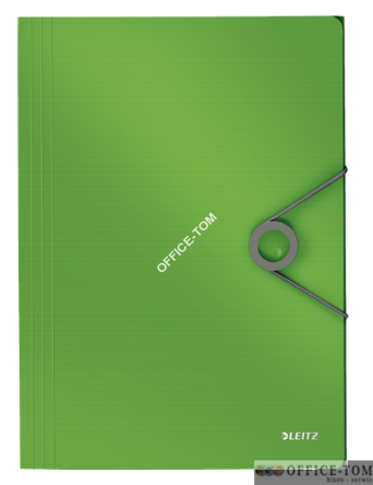 Teczka z gumką PP Leitz Solid A4, jasnozielona 45631050