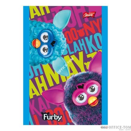 Notatnik szkolny A7, 50k., krata, FURBY
