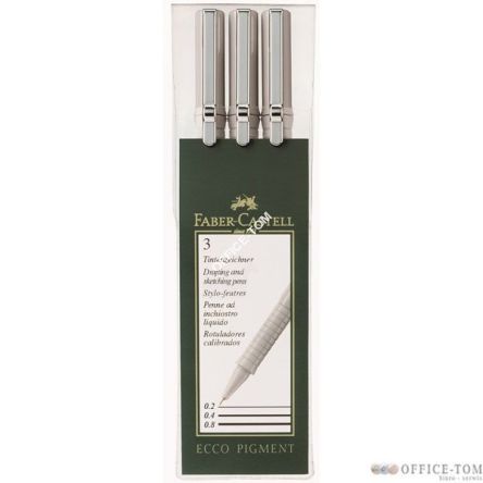 Cienkopis ECCO PIGMENT ETUI 3 SZT. FABER-CASTELL