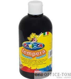 Farba TEMPERA czarna CARIOCA 500ml
