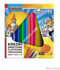 Kredki NOSTER plastc trójkąt