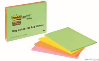 Bloczki samoprzylepne 3M POST-IT® 6845-SSP 200x149 Mix 75k
