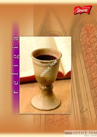 Zeszyt do religii laminowany A5, 60k., kratka Unipap