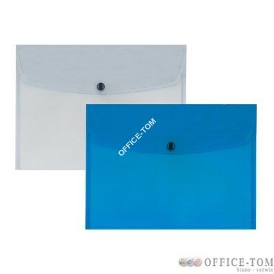Teczka kopertowa A5 transparent niebieska TP-11 Biurfol