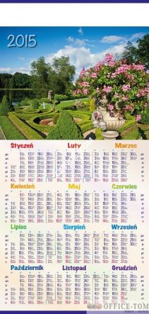 Kalendarz plakatowy 1/3 B1 R3 KWIATY TELEGRAPH