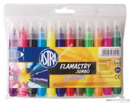 Flamastry JUMBO 12 kol. ASTRA