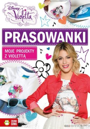 Książka Lubię projektować z Violettą. Książka z prasowankami.  Zielona Sowa