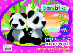 Zeszyt papierów kolorowych samoprzylepnych B4, 8k BAMBINO Unipap