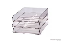 Półka A4 podłużna Dual Plus II przezroczysta