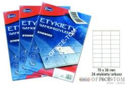 Etykiety samoprzylepne GRAND - 013 70*36/24