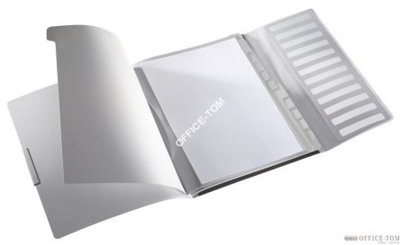 Teczka segregująca Leitz Style 12 przegródek, 200 kartek Satynowa czerń