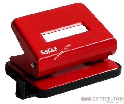 Dziurkacz EAGLE 708 czerwony 12 kartek