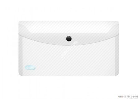 Teczka kopertowa DL PP bezbarwny Elba