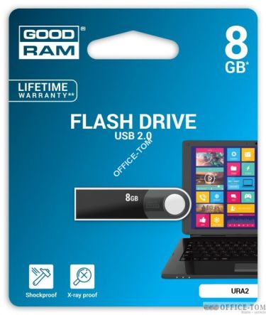 Pamięć USB GOODRAM 8 GB URA2 BLACK USB 20