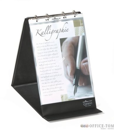 Flipchart stołowy pionowy czarny Durable