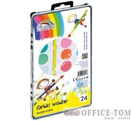 Farby wodne FIORELLO 24 kolorów PB2124 